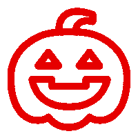 Halloween Kürbis Sticker by Vodafone