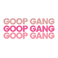 goopgangau weight loss gut health goopgang goop gang Sticker