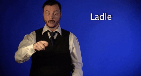 sign language Ladle GIF by Sign with Robert