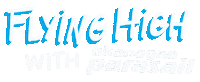 Flying High Sticker by okanaganparasail