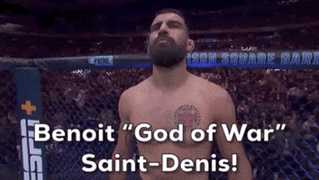 Benoit "God of War" Saint-Denis!