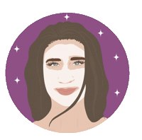 Sugarface Sticker by herselfglow
