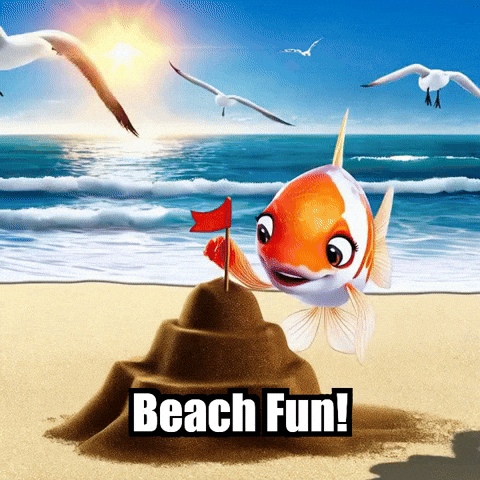 Summer Beach GIF by TheConfishius