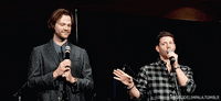 aborddelimpala slap jensen ackles jared padalecki aborddelimpala GIF