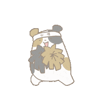 TsaiChueh cheer up 加油 cheerup flowerbear Sticker