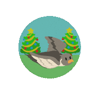 LioxFoundation falcon kerst hermes liox foundation Sticker
