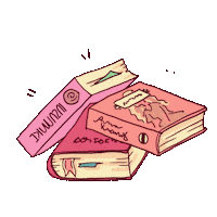 Books Sticker by Kristin Coffey Pressley