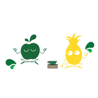 Peace Apple Sticker by GoGo squeeZ