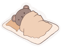 Tired Good Night Sticker