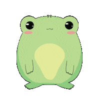 nistrid art frog frogs cutefrog Sticker