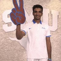 Mens Tennis GIF by SMU Mustangs