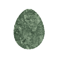 Green Egg Sticker by Stoned Marble
