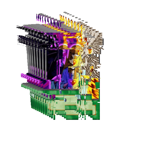 Glitch Sticker by Database數據