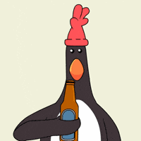 Cheers Weekend GIF by Feathers