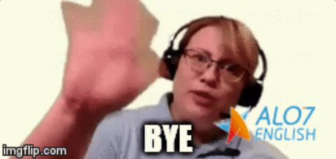 total physical response goodbye GIF by ALO7.com