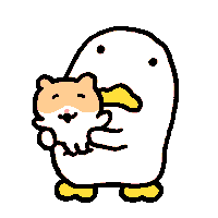 oridoogi rabbit duck hamster titanic Sticker
