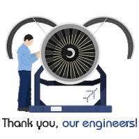 Aviation Engineers Sticker by IndiGo Airlines