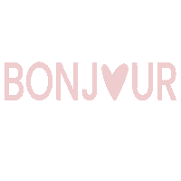 Bonjour Hello Sticker by Peaa