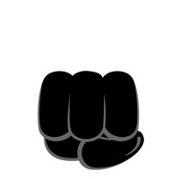 rock on hand Sticker by Vistavenus