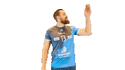 SWD_Powervolleys_Dueren wave volleyball winken volleyball bundesliga Sticker