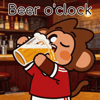 Drunk Happy Hour GIF by Chimpers