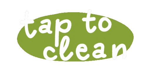 Tap Cleaning Sticker
