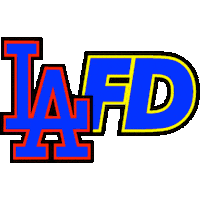 La Lafd Sticker by GOOD ALL DAY COLLECTIVE