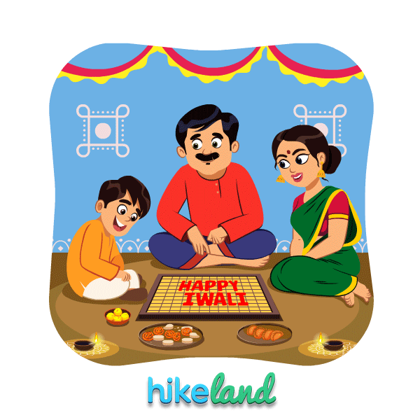 Festival Of Lights Sticker by Hike Sticker Chat
