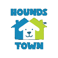 HoundsTown dog dogs dog daycare doggy daycare Sticker
