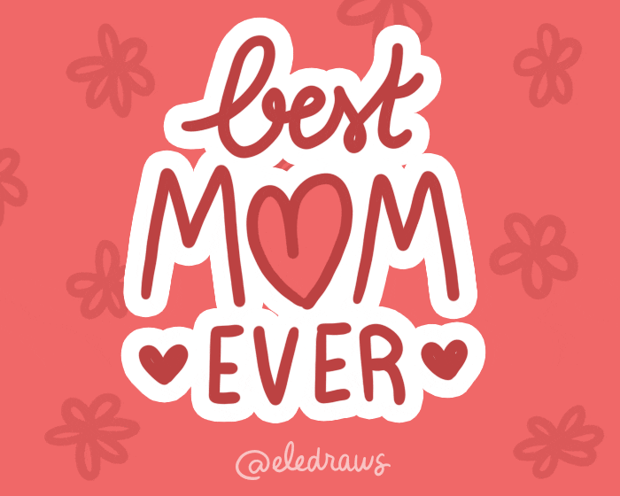 Mothers Day Love GIF by Eledraws (Eleonore Bem)