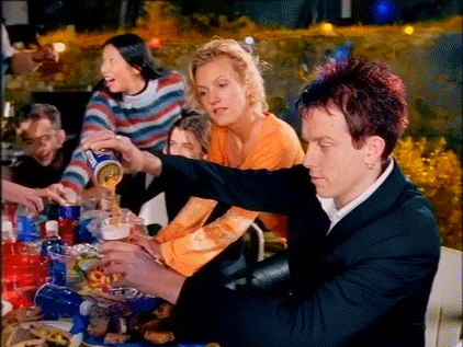 suedeofficial giphyupload drink beer 90s GIF