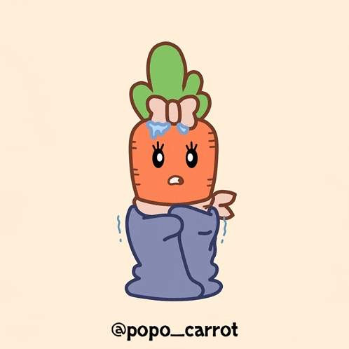 popo_carrot giphyupload winter cold vegetables GIF