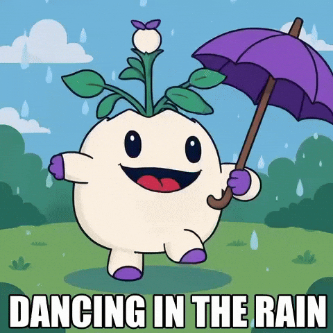 Raining Singing In The Rain GIF by Magic Eden