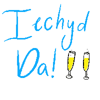 Cheers Wine Sticker