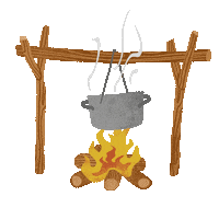 Illustration Camping Sticker by Jack Wolfskin