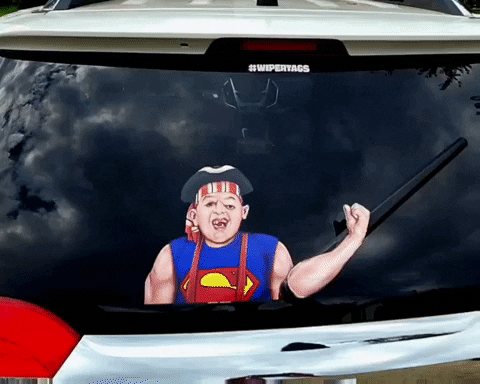 Goonies Slothwiper GIF by WiperTags Wiper Covers
