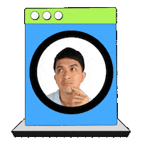 Loading Washing Machine Sticker by Skyro