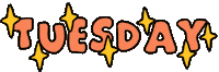Happy Tuesday Sticker by Poppy Deyes