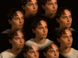 Look Staring GIF by GIPHY IRL