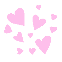gettheglow hearts pink heart pink hearts hjerter Sticker
