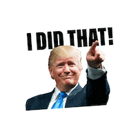 Donald Trump Sticker by Creative Courage