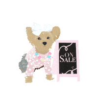 HoneyBooDesigns puppy bailey doglover cutedog Sticker