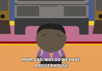 wondering token black GIF by South Park 