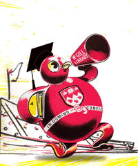 Vintage Graduation GIF by McGill University Library