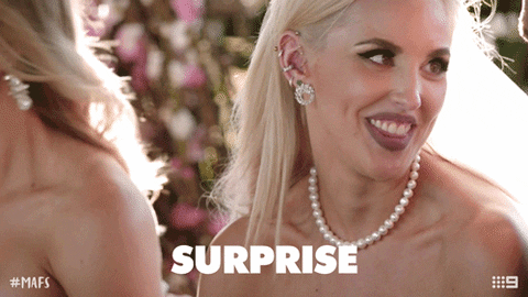 channel 9 surprise GIF by Married At First Sight Australia