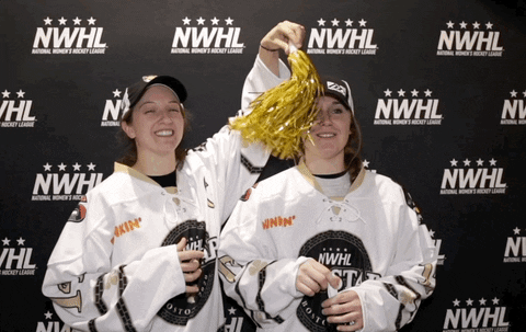 NWHL giphyupload hockey woho womens hockey GIF