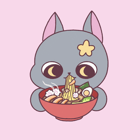 Hungry Cat GIF by Mira & Ink