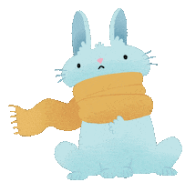 Christmas Bunny Sticker by leart