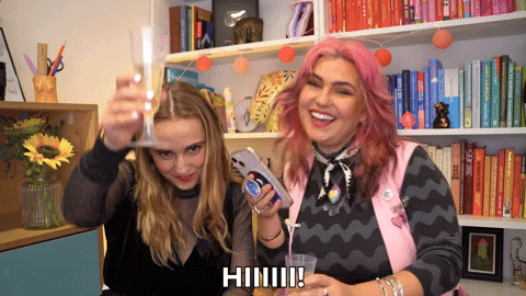 Friends Hello GIF by HannahWitton
