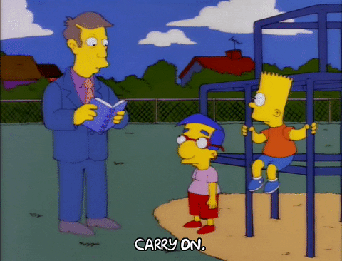 bart simpson park GIF